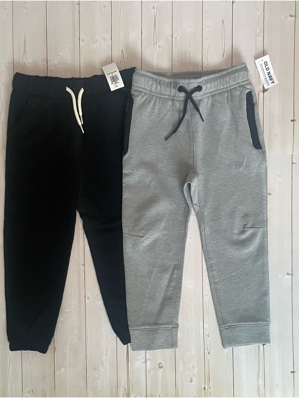 Old Navy Kids Black & Gray Jogger Pants 2-Pack